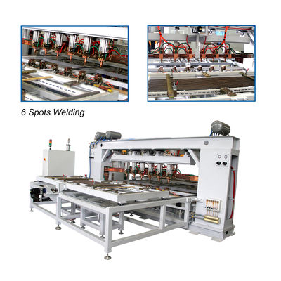 เครื่องเชื่อมจุดหลายหัว 160KVA เครื่องเชื่อมจุดเย็นด้วยน้ํา 220V