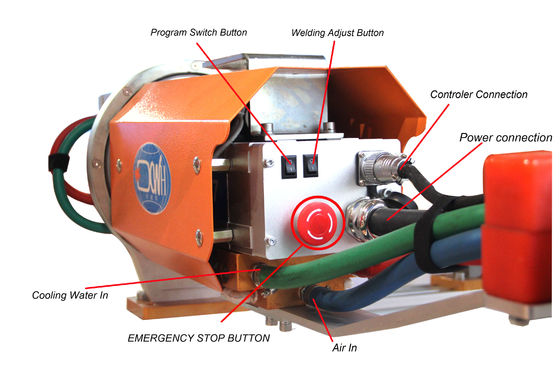 Inverter Pulse Hand Portable Resistance Spot Welder สําหรับกระเป๋ารถอัลลูมิเนียม