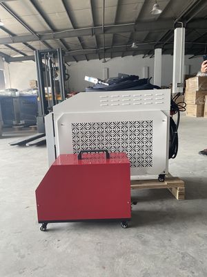 Cnc เครื่องปั่นเลเซอร์ไฟเบอร์มือเล็ก พกพา 1500W