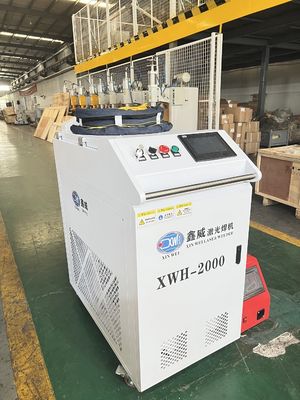 เครื่องเชื่อมเลเซอร์มือถือแบบอลูมิเนียมพกพา 1000w สําหรับสแตนเลส