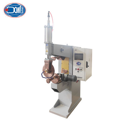 เครื่องเชื่อม Cnc กึ่งอัตโนมัติความต้านทานกระป๋องดีบุกเครื่องเชื่อมตะเข็บด้านข้างแบบวงกลม