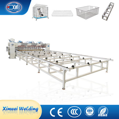 อัตโนมัติ Wire Mesh Fencing Welder เครื่องปั่นจุดหลายหัว