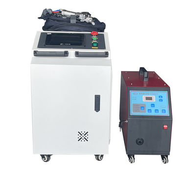 Cnc เครื่องปั่นเลเซอร์ไฟเบอร์มือเล็ก พกพา 1500W